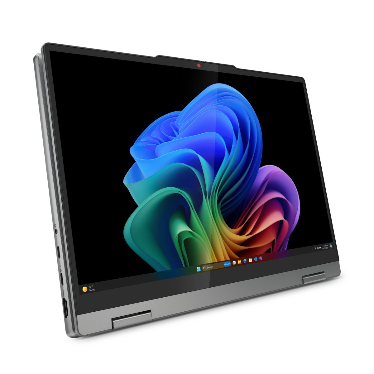 Lenovo IdeaPad 5 2-in-1 14Q8X9 Copilot+ PC Snapdragon X1-26-100 Hybrid (2-in-1) 35.6 cm (14") Touchscreen WUXGA 16 GB LPDDR5x-SDRAM 1 TB SSD Wi-Fi 7 (802.11be) Windows 11 Home English Grey - Image 8
