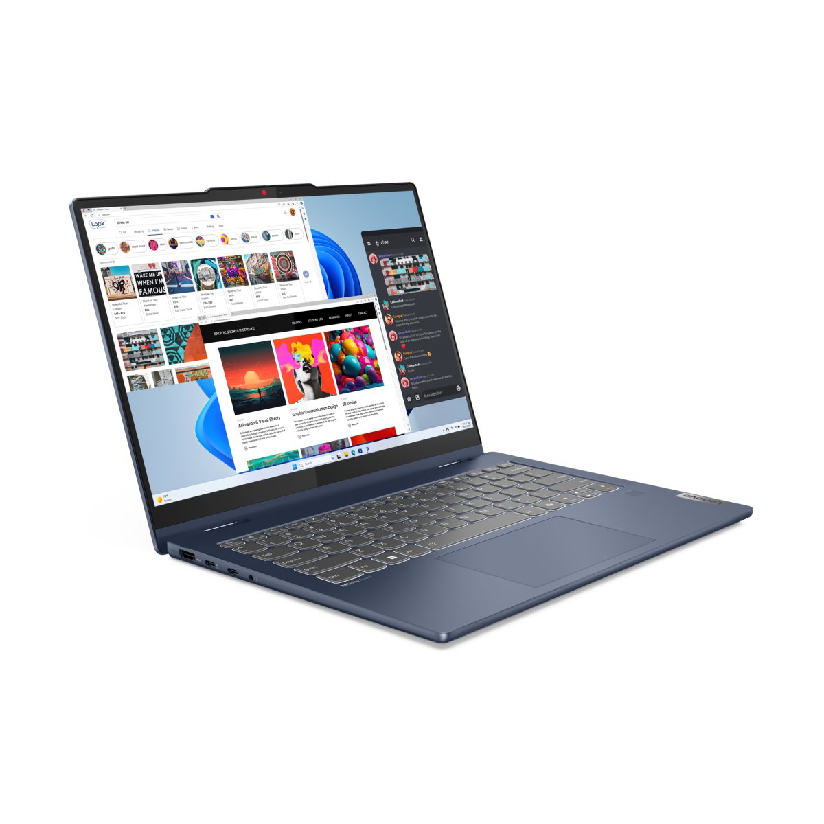 Lenovo IdeaPad 5 2-in-1 14IRH9 Intel® Core™ i5 i5-13420H Hybrid (2-in-1) 35.6 cm (14") Touchscreen WUXGA 16 GB LPDDR5x-SDRAM 512 GB SSD Wi-Fi 6 (802.11ax) Windows 11 Home English Blue - Image 4