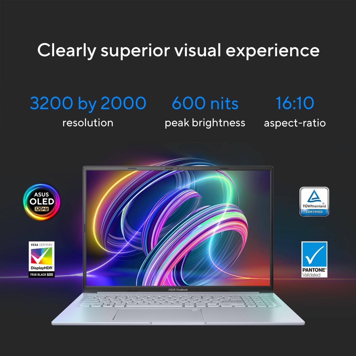 ASUS Vivobook 16X K3605ZU-N1058W Intel® Core™ i7 i7-12650H Laptop 40.6 cm (16") WUXGA 16 GB DDR4-SDRAM 512 GB SSD NVIDIA GeForce RTX 4050 Wi-Fi 6E (802.11ax) Windows 11 Home Silver - Image 17