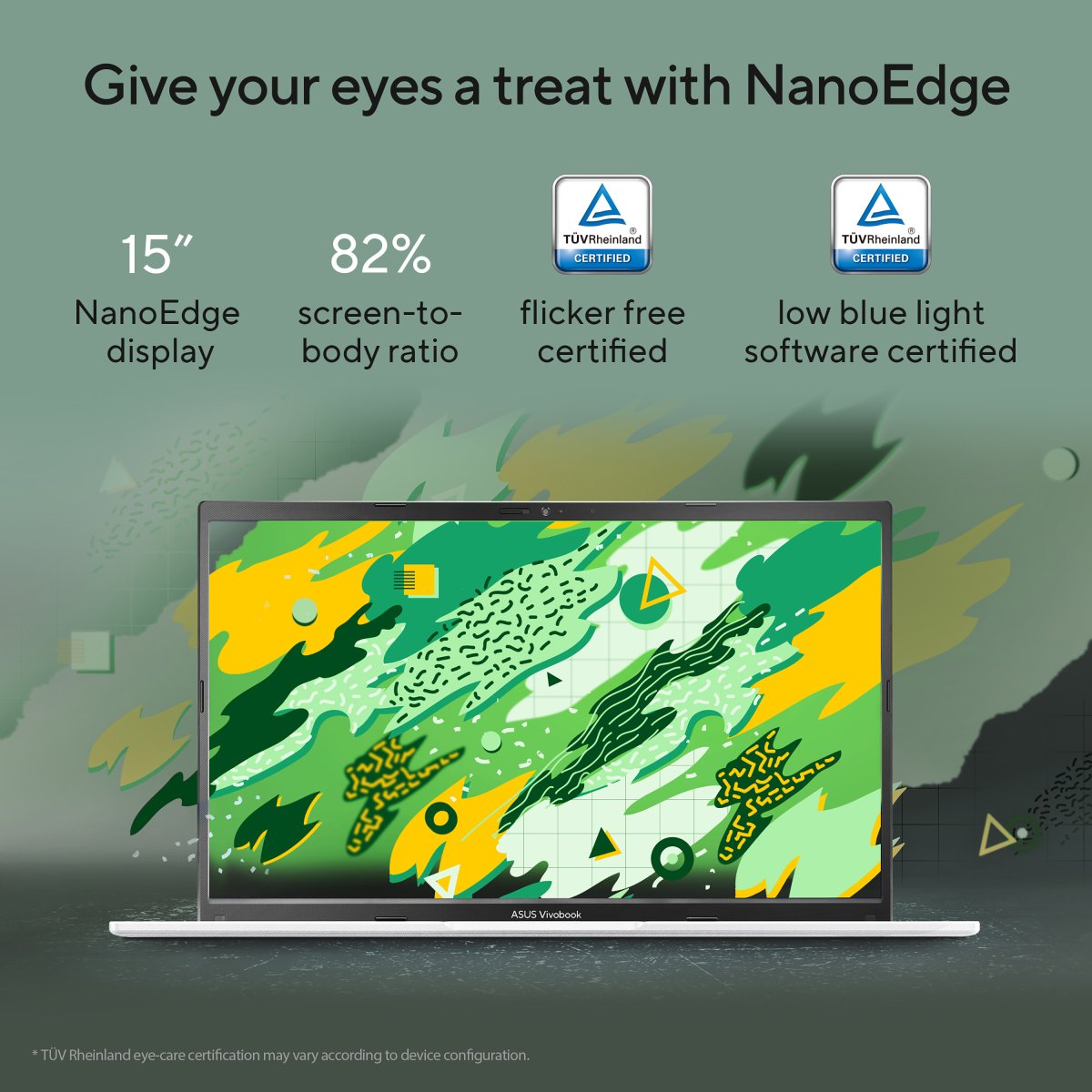 ASUS Vivobook 15 M1502YA-NJ397W AMD Ryzen™ 5 7430U Laptop 39.6 cm (15.6") Full HD 8 GB DDR4-SDRAM 512 GB SSD Wi-Fi 6E (802.11ax) Windows 11 Home Blue - Image 9
