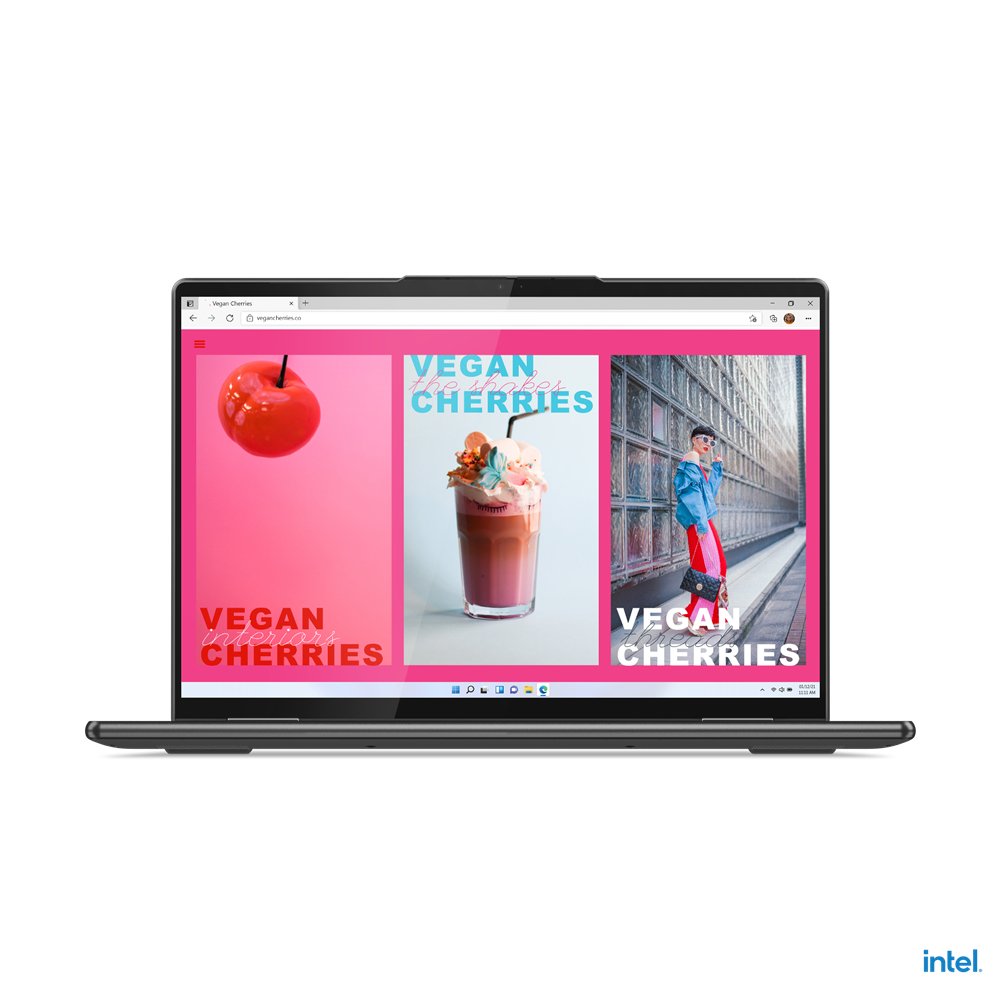 Lenovo Yoga 7 14IAL7 Intel® Core™ i7 i7-1255U Hybrid (2-in-1) 35.6 cm (14") Touchscreen 2.2K 16 GB LPDDR5-SDRAM 512 GB SSD Wi-Fi 6E (802.11ax) Windows 11 Home UK English Grey