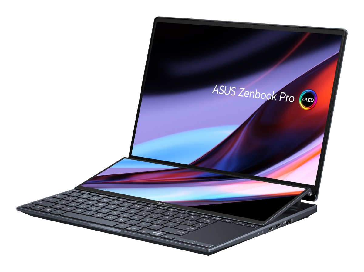 ASUS Zenbook Pro 14 Duo OLED UX8402ZE-M3022W Intel® Core™ i9 i9-12900H Laptop 36.8 cm (14.5") Touchscreen 2.8K 32 GB LPDDR5-SDRAM 1 TB SSD NVIDIA GeForce RTX 3050 Ti Wi-Fi 6E (802.11ax) Windows 11 Home Black - Image 2