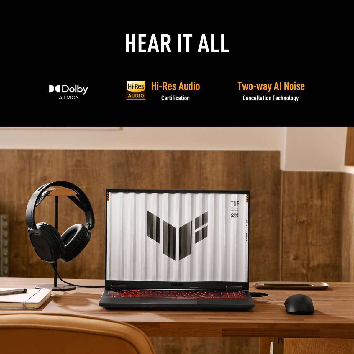 ASUS TUF Gaming A16 FA608UH-RV027W AMD Ryzen™ 7 260 Laptop 40.6 cm (16") Full HD+ 16 GB DDR5-SDRAM 1 TB SSD NVIDIA® GeForce RTX™ 5050 Wi-Fi 6E (802.11ax) Windows 11 Home Grey - Image 23