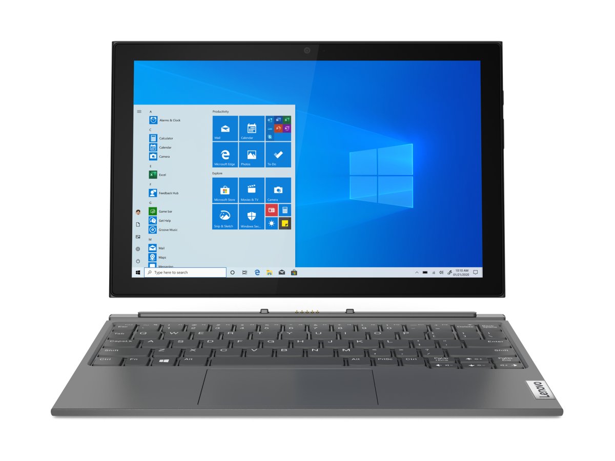Lenovo IdeaPad Duet 3 10IGL5 Intel® Pentium® Silver N5030 Hybrid (2-in-1) 26.2 cm (10.3") Touchscreen WUXGA 8 GB DDR4-SDRAM 128 GB eMMC Wi-Fi 5 (802.11ac) Windows 11 Pro UK English Grey - Image 7