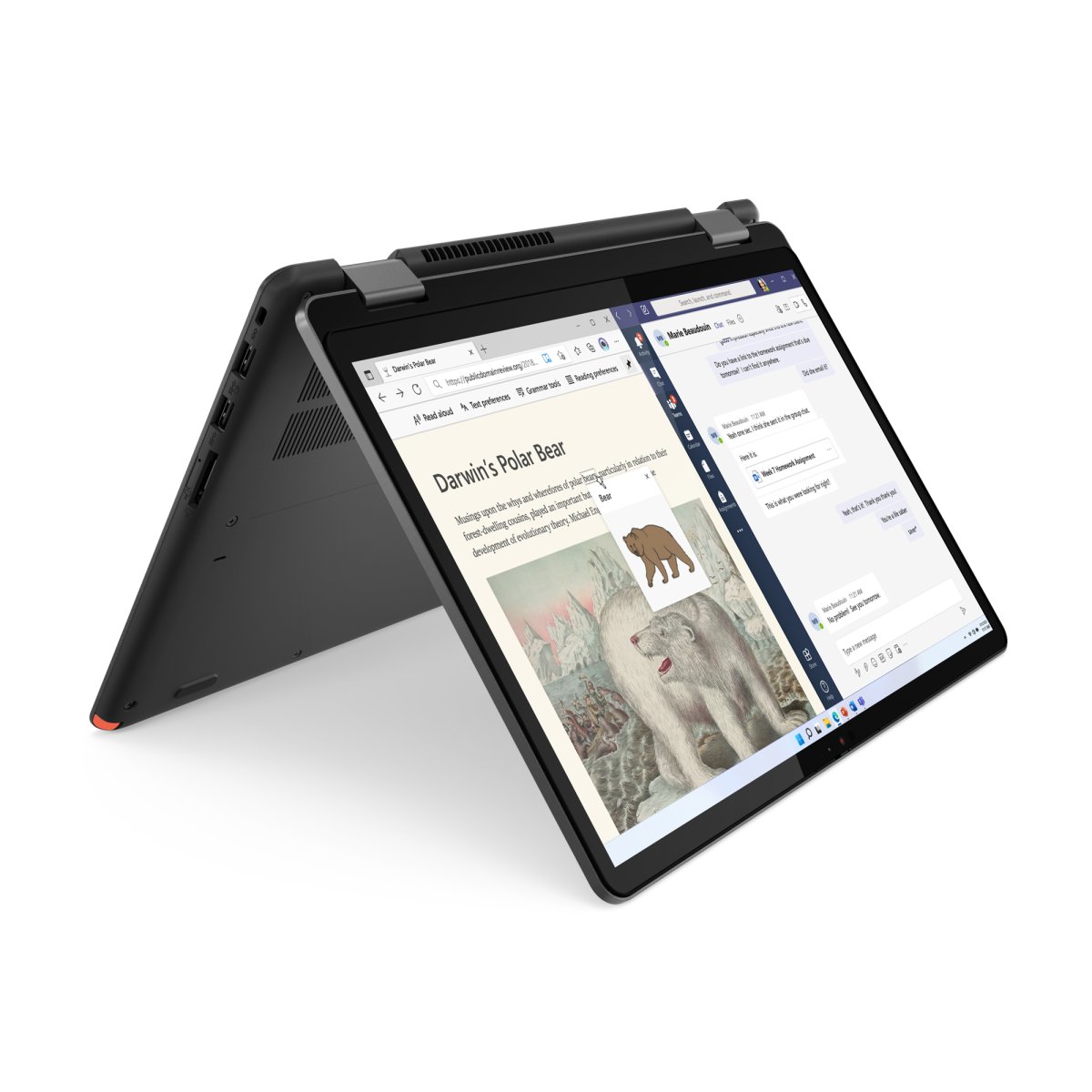 Lenovo 13w Yoga Gen 2 13.3" AMD Ryzen 5 Windows 11 Pro 2-in-1 Laptop - Image 9