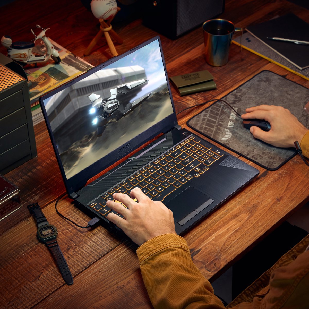 ASUS TUF Gaming A15 FA506NCR-HN016W AMD Ryzen™ 7 7435HS Laptop 39.6 cm (15.6") Full HD 16 GB DDR5-SDRAM 512 GB SSD NVIDIA GeForce RTX 3050 Wi-Fi 6 (802.11ax) Windows 11 Home Black - Image 12