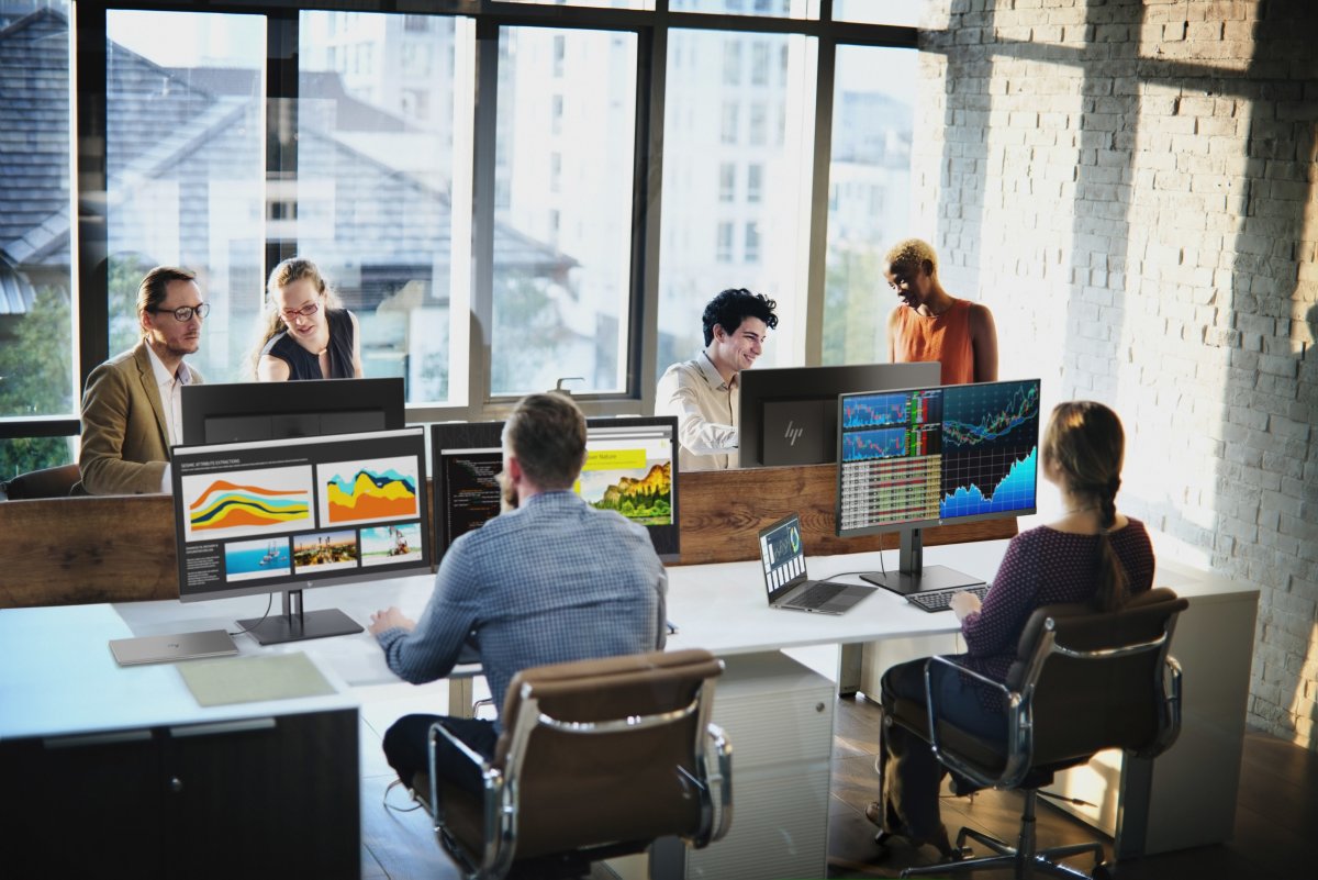 HP EliteDisplay S240uj computer monitor 60.5 cm (23.8") 2560 x 1440 pixels Quad HD LED Black, Silver - Image 13