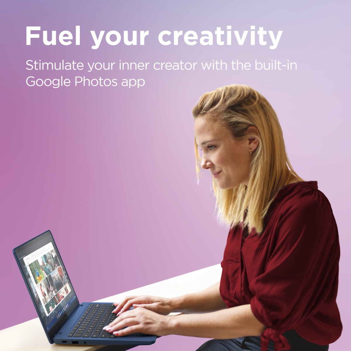 Lenovo IdeaPad Slim 3 14inch FHD MediaTek Kompanio 520 8GB RAM 128GB eMMC Chromebook Abyss Blue - Image 5