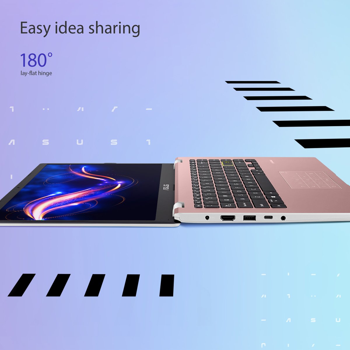 ASUS Vivobook Go 14 E410KA-EK592WS Intel® Celeron® N N4500 Laptop 35.6 cm (14") Full HD 4 GB DDR4-SDRAM 128 GB eMMC Wi-Fi 5 (802.11ac) Windows 11 Home in S mode Pink gold - Image 9