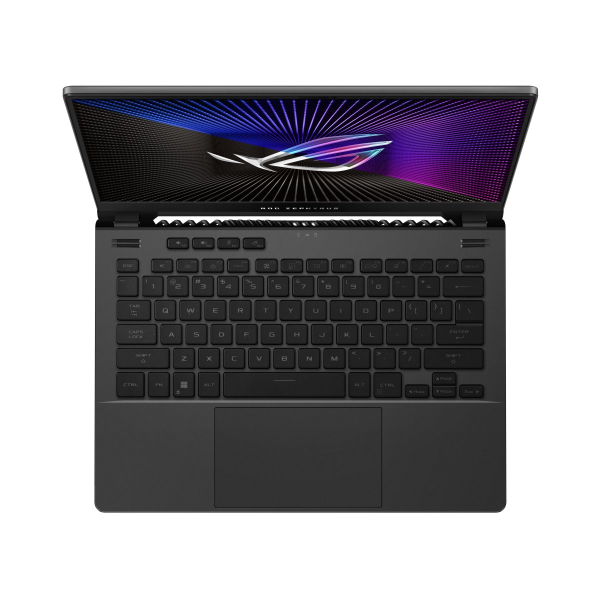 ASUS ROG Zephyrus G14 GA402NV-N2027W AMD Ryzen™ 7 7735HS Laptop 35.6 cm (14") WQXGA 16 GB DDR5-SDRAM 1 TB SSD NVIDIA GeForce RTX 4060 Wi-Fi 6E (802.11ax) Windows 11 Home Black, Grey - Image 2