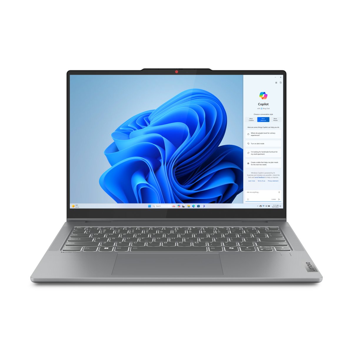 Lenovo IdeaPad 5 2-in-1 14IRH9 Intel® Core™ i7 i7-13620H Hybrid (2-in-1) 35.6 cm (14") Touchscreen WUXGA 16 GB LPDDR5x-SDRAM 512 GB SSD Wi-Fi 6 (802.11ax) Windows 11 Home UK English Grey