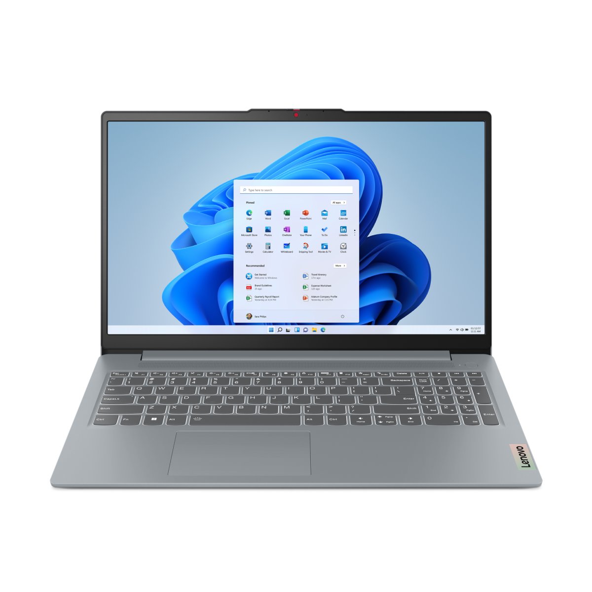 Lenovo IdeaPad Slim 3 15IAH8 Intel® Core™ i5 i5-12450H Laptop 39.6 cm (15.6") Full HD 8 GB LPDDR5-SDRAM 512 GB SSD Wi-Fi 6 (802.11ax) Windows 11 Home UK English Grey