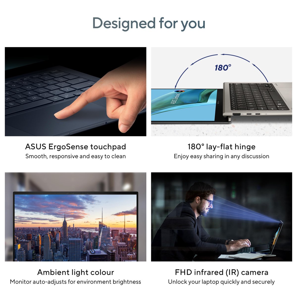 ASUS Zenbook S13 OLED UX5304MA-NQ037W Intel Core Ultra 7 155U Laptop 33.8 cm (13.3") 3K 16 GB LPDDR5x-SDRAM 1 TB SSD Wi-Fi 6E (802.11ax) Windows 11 Home Blue - Image 22