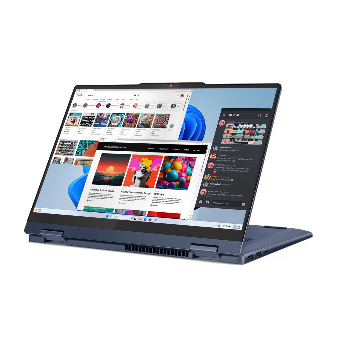Lenovo IdeaPad 5 2-in-1 14IRH9 Intel® Core™ i5 i5-13420H Hybrid (2-in-1) 35.6 cm (14") Touchscreen WUXGA 16 GB LPDDR5x-SDRAM 512 GB SSD Wi-Fi 6 (802.11ax) Windows 11 Home English Blue - Image 10