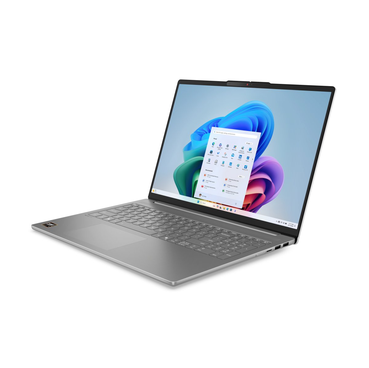 Lenovo IdeaPad Slim 5 16AKP10 Copilot+ PC AMD Ryzen™ AI 5 340 Laptop 40.6 cm (16") WUXGA 24 GB DDR5-SDRAM 1 TB SSD Wi-Fi 7 (802.11be) Windows 11 Home English Grey - Image 12