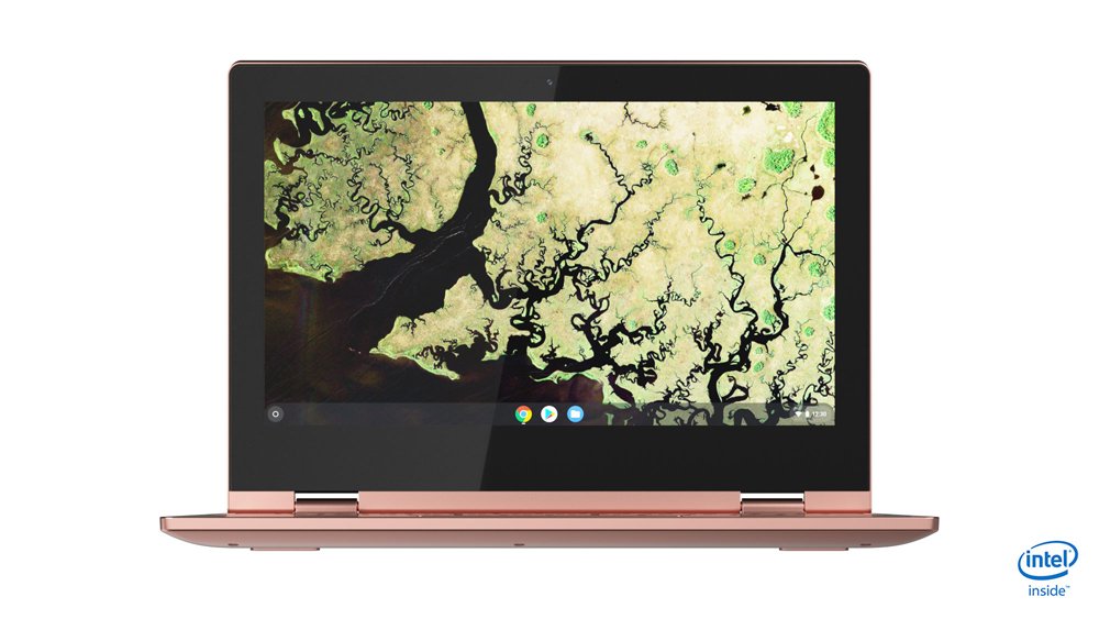 Lenovo Chromebook C340-11 Intel® Celeron® N4000 29.5 cm (11.6") Touchscreen HD 4 GB LPDDR4-SDRAM 32 GB eMMC Wi-Fi 5 (802.11ac) ChromeOS Pink