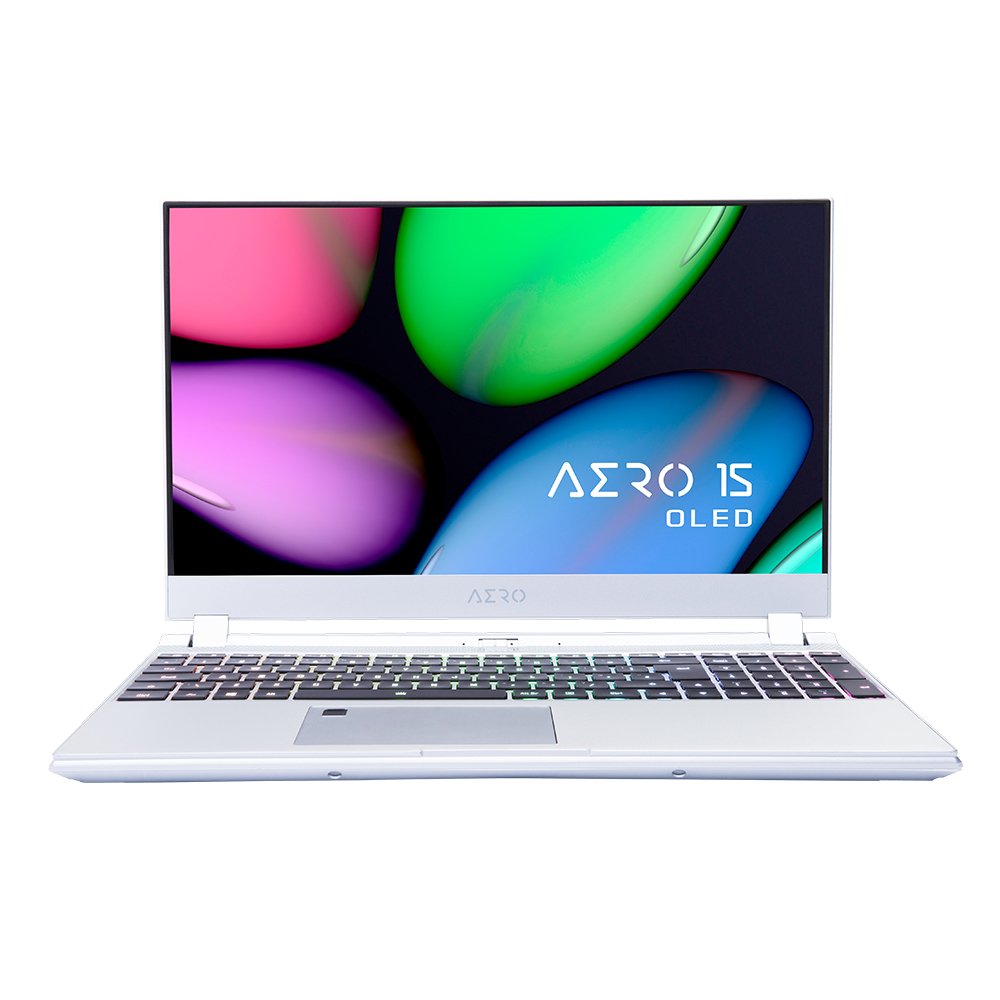 GIGABYTE AERO 15S OLED NA-7UK5120SH Intel® Core™ i7 i7-9750H Laptop 39.6 cm (15.6") 4K Ultra HD 16 GB DDR4-SDRAM 256 GB SSD NVIDIA® GeForce® GTX 1650 Wi-Fi 6 (802.11ax) Windows 10 Home Silver
