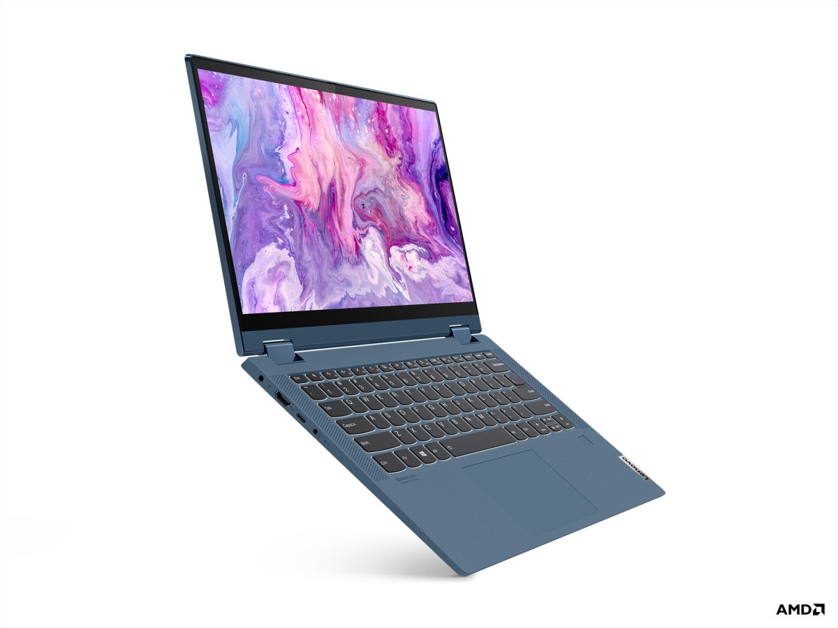 Lenovo IdeaPad Flex 5 14ARE05 AMD Ryzen™ 5 4500U Hybrid (2-in-1) 35.6 cm (14") Touchscreen Full HD 8 GB DDR4-SDRAM 256 GB SSD Wi-Fi 5 (802.11ac) Windows 10 Home in S mode Blue - Image 2