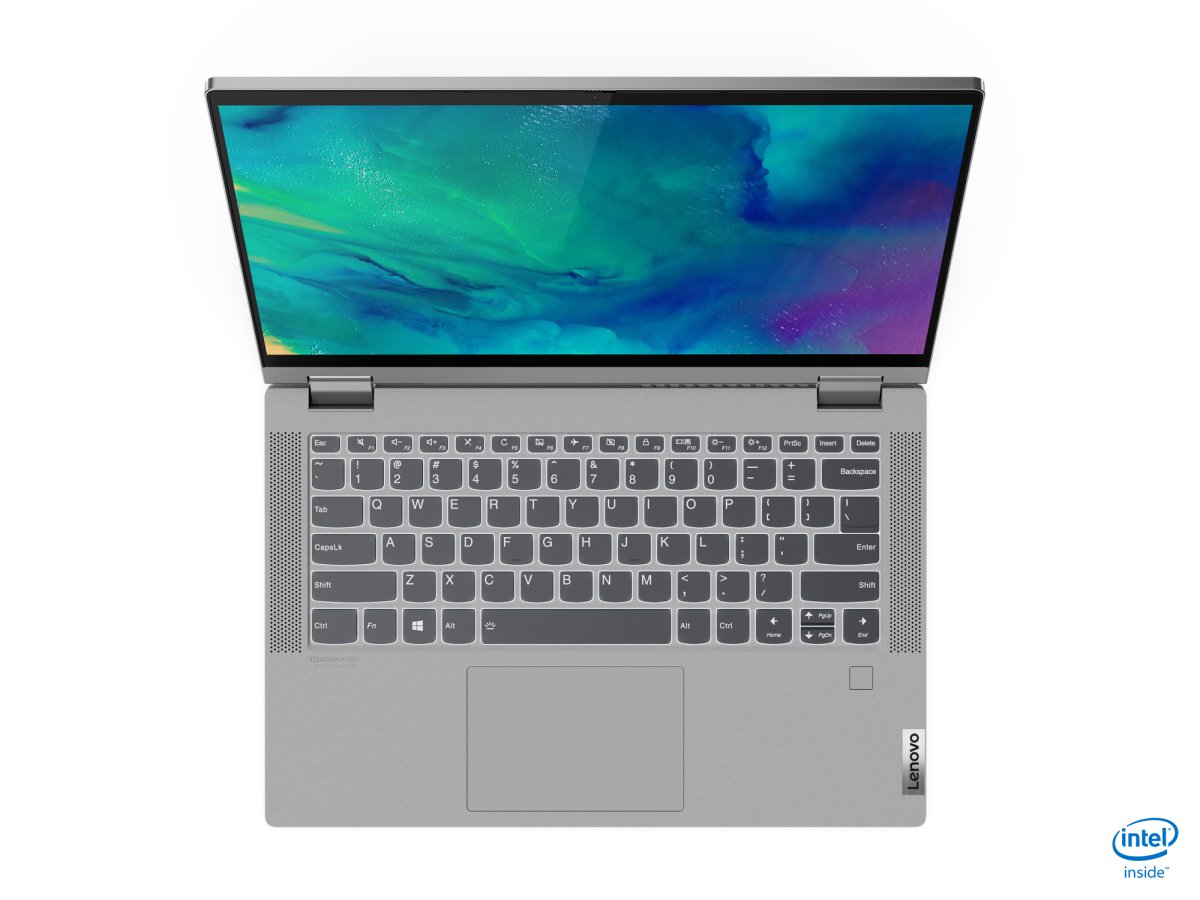 Lenovo IdeaPad Flex 5 14IIL05 Intel® Core™ i5 i5-1035G1 Hybrid (2-in-1) 35.6 cm (14") Touchscreen Full HD 8 GB DDR4-SDRAM 256 GB SSD Wi-Fi 6 (802.11ax) Windows 10 Home in S mode Grey, Platinum - Image 7