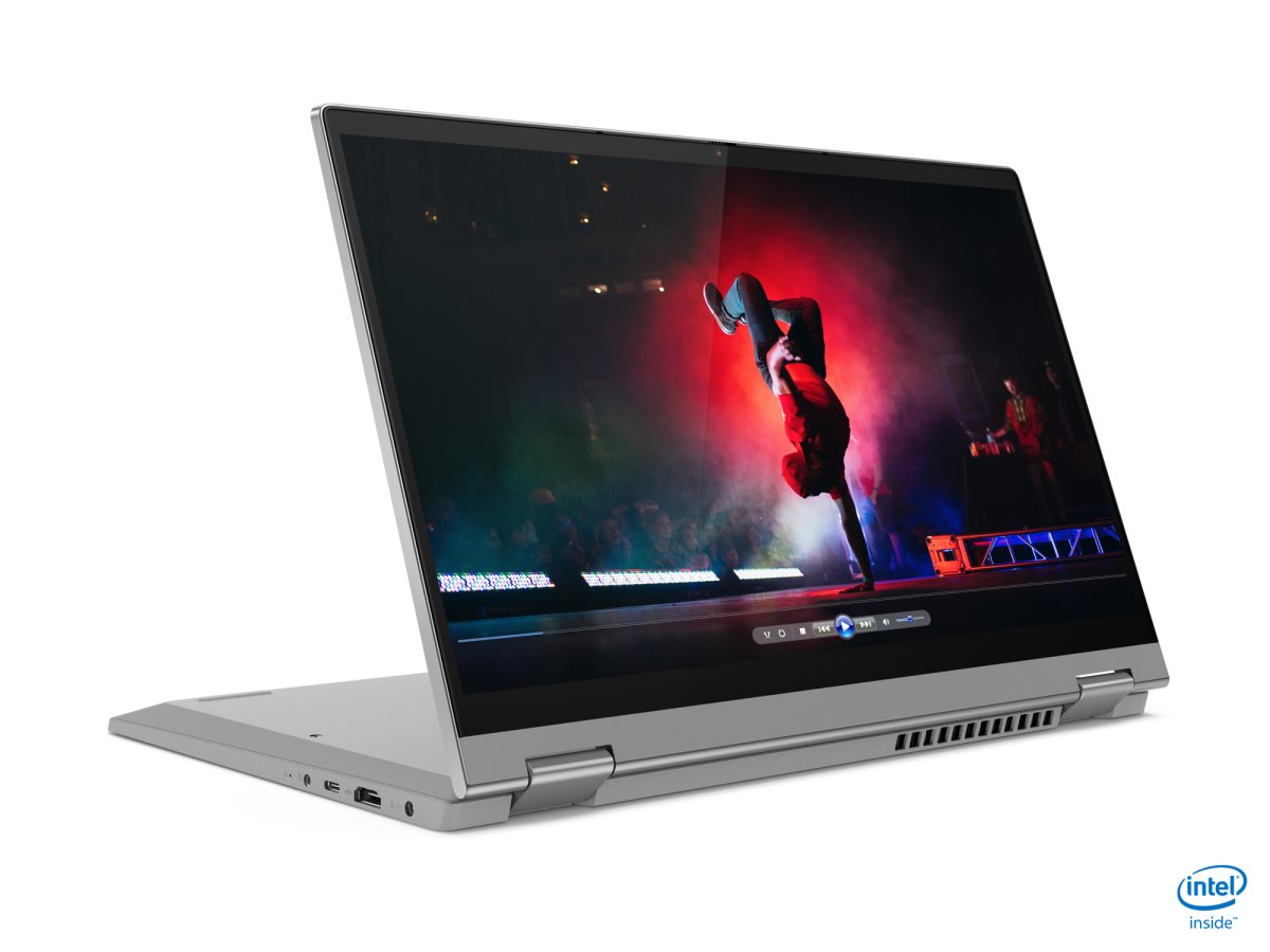Lenovo IdeaPad Flex 5 14IIL05 Intel® Core™ i3 i3-1005G1 Hybrid (2-in-1) 35.6 cm (14") Touchscreen Full HD 4 GB DDR4-SDRAM 128 GB SSD Wi-Fi 6 (802.11ax) Windows 10 Home in S mode Grey, Platinum - Image 4