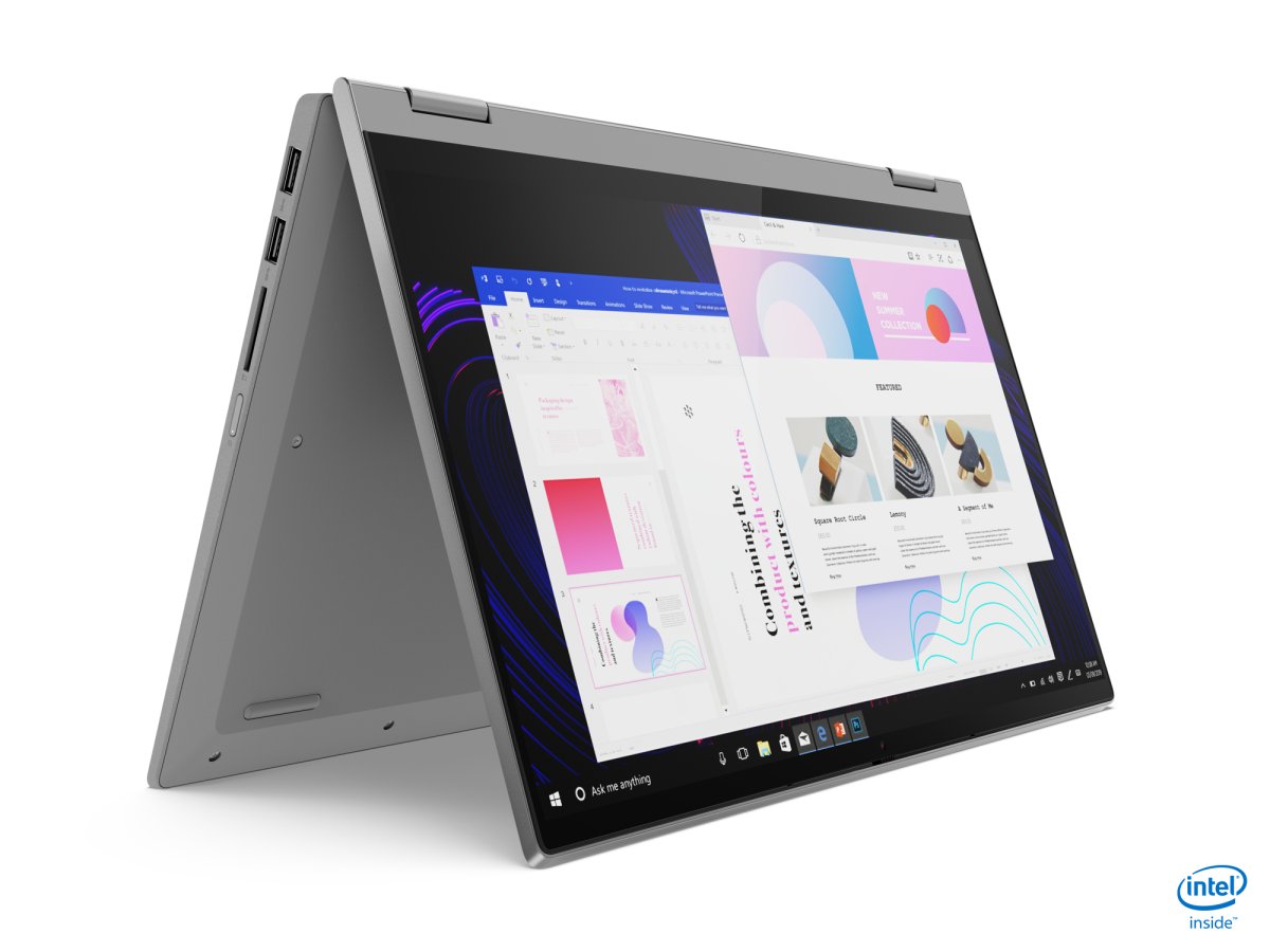 Lenovo IdeaPad Flex 5 14IIL05 Intel® Core™ i3 i3-1005G1 Hybrid (2-in-1) 35.6 cm (14") Touchscreen Full HD 4 GB DDR4-SDRAM 128 GB SSD Wi-Fi 6 (802.11ax) Windows 10 Home in S mode Grey, Platinum - Image 11