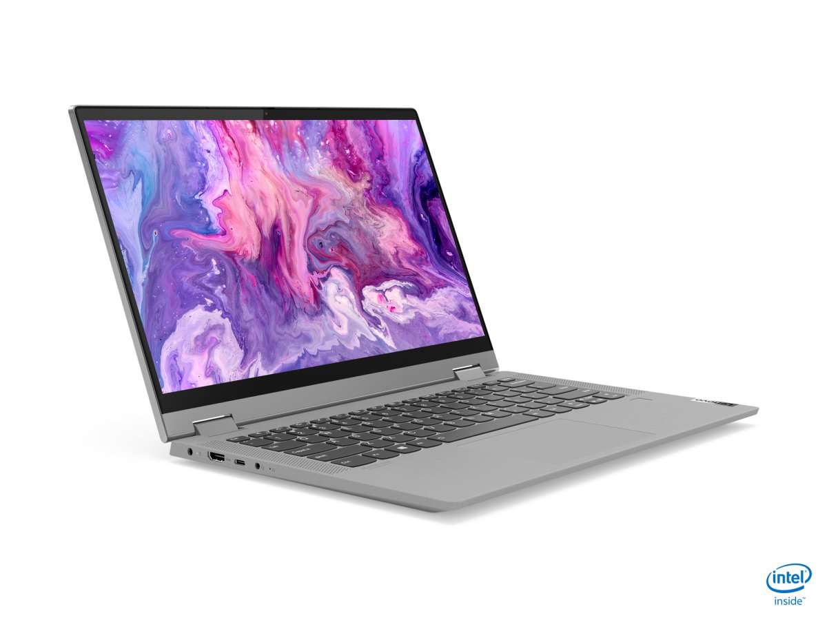 Lenovo IdeaPad Flex 5 14IIL05 Intel® Core™ i3 i3-1005G1 Hybrid (2-in-1) 35.6 cm (14") Touchscreen Full HD 4 GB DDR4-SDRAM 128 GB SSD Wi-Fi 6 (802.11ax) Windows 10 Home in S mode Grey, Platinum - Image 10