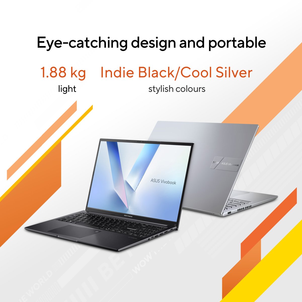 ASUS Vivobook 16 M1605NAQ-MB077W AMD Ryzen™ 5 150 Laptop 40.6 cm (16") WUXGA 16 GB DDR5-SDRAM 512 GB SSD Wi-Fi 6 (802.11ax) Windows 11 Home Silver - Image 12