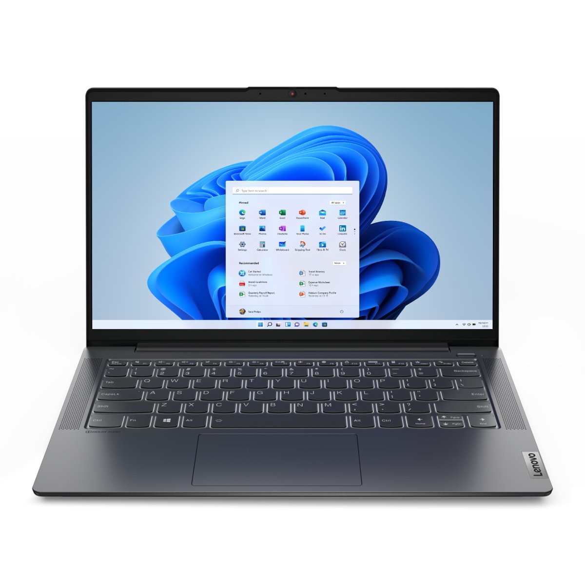 Lenovo IdeaPad 5 14ITL05 Intel® Core™ i7 i7-1165G7 Laptop 35.6 cm (14") Full HD 8 GB DDR4-SDRAM 512 GB SSD Wi-Fi 6 (802.11ax) Windows 10 Home in S mode UK English Grey