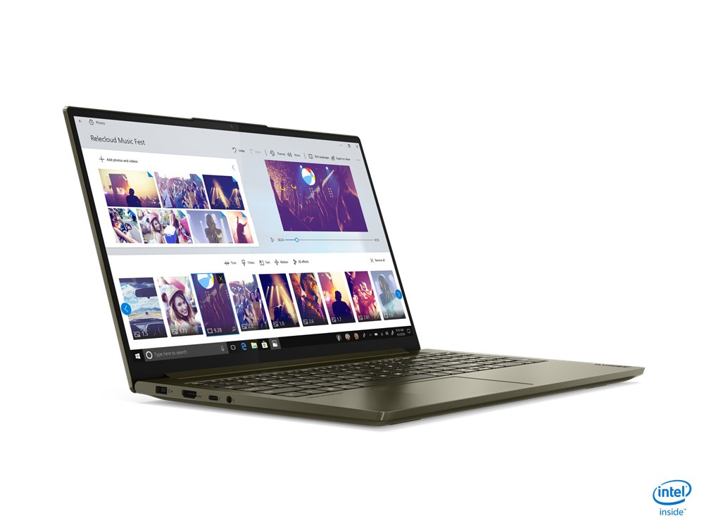 Lenovo Yoga Creator 7 15IMH05 Intel® Core™ i5 i5-10300H Laptop 39.6 cm (15.6") Full HD 8 GB DDR4-SDRAM 512 GB SSD NVIDIA® GeForce® GTX 1650 Wi-Fi 6 (802.11ax) Windows 10 Home