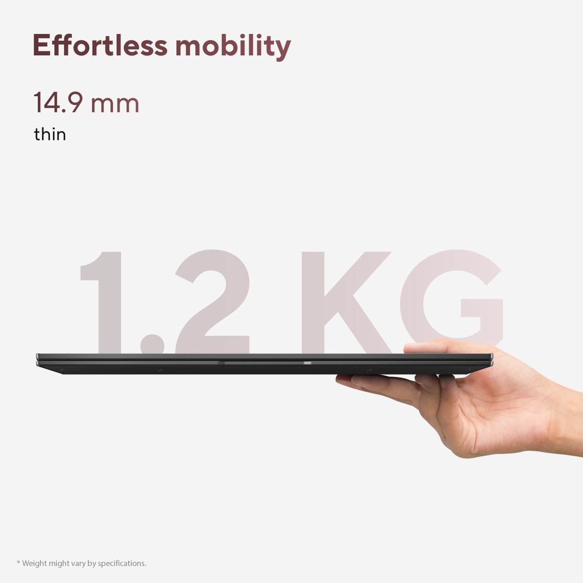 ASUS Zenbook 14 OLED UM3406HA-QL020W AMD Ryzen™ 7 8840HS Laptop 35.6 cm (14") Touchscreen WUXGA 16 GB LPDDR5x-SDRAM 1 TB SSD Wi-Fi 6E (802.11ax) Windows 11 Home Black - Image 9