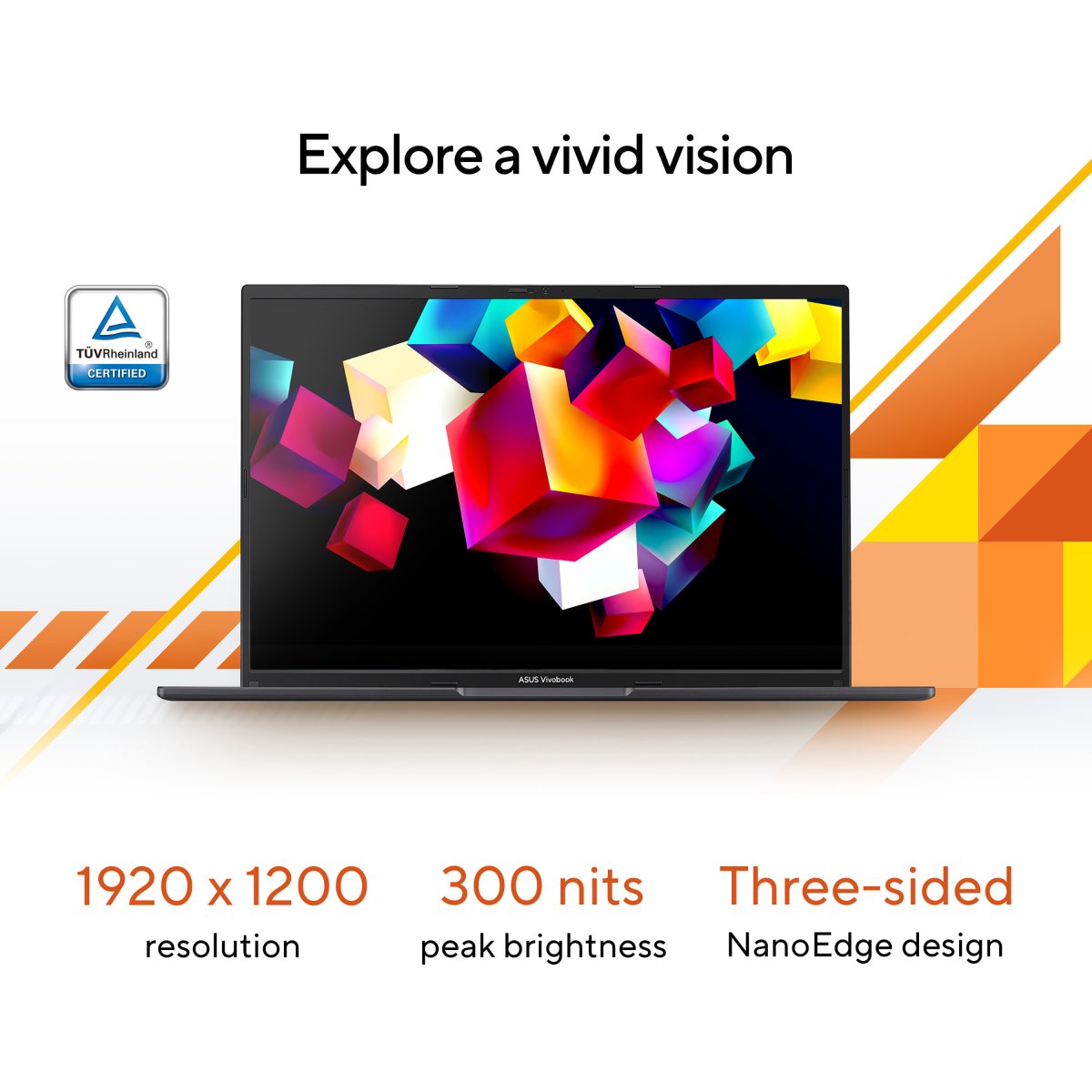 ASUS Vivobook 16 M1605NAQ-MB077W AMD Ryzen™ 5 150 Laptop 40.6 cm (16") WUXGA 16 GB DDR5-SDRAM 512 GB SSD Wi-Fi 6 (802.11ax) Windows 11 Home Silver - Image 11