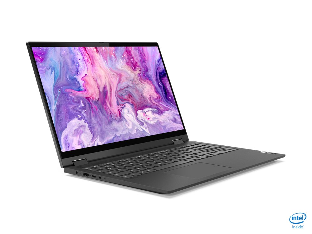 Lenovo IdeaPad Flex 5 15ALC05 AMD Ryzen™ 5 5500U Hybrid (2-in-1) 39.6 cm (15.6") Touchscreen Full HD 8 GB DDR4-SDRAM 256 GB SSD Wi-Fi 5 (802.11ac) Windows 10 Home in S mode UK English Graphite, Grey