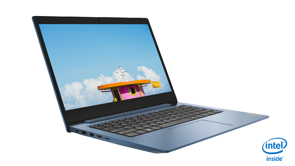 Lenovo IdeaPad 1 14IGL05 Intel® Pentium® Silver N5030 Laptop 35.6 cm (14") Full HD 4 GB DDR4-SDRAM 128 GB SSD Wi-Fi 5 (802.11ac) Windows 11 Home UK English Blue