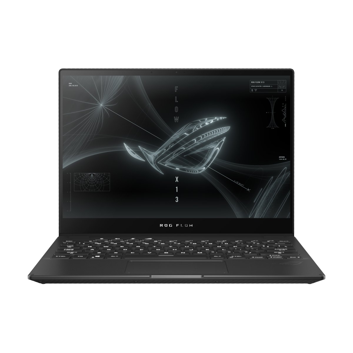 ASUS ROG Flow X13 GV301QE-K5121R AMD Ryzen™ 9 5980HS Hybrid (2-in-1) 34 cm (13.4") Touchscreen WQUXGA 16 GB LPDDR4x-SDRAM 1 TB SSD NVIDIA GeForce RTX 3050 Ti Wi-Fi 6 (802.11ax) Windows 10 Pro Black - Image 2