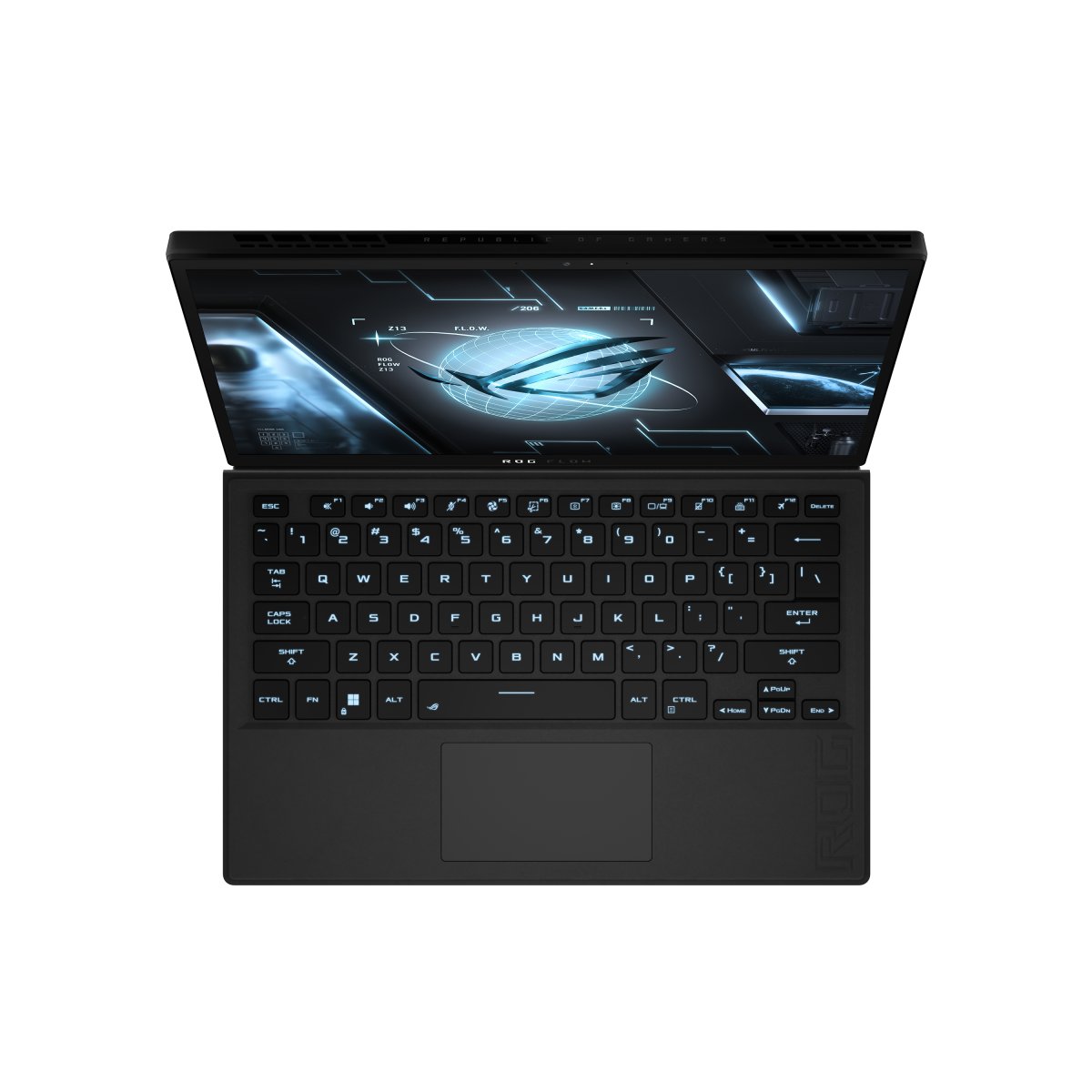 ASUS ROG Flow Z13 GZ301ZE-LC218W Intel® Core™ i9 i9-12900H Hybrid (2-in-1) 34 cm (13.4") Touchscreen WQUXGA 16 GB LPDDR5-SDRAM 1 TB SSD NVIDIA GeForce RTX 3050 Ti Wi-Fi 6E (802.11ax) Windows 11 Home Black - Image 8