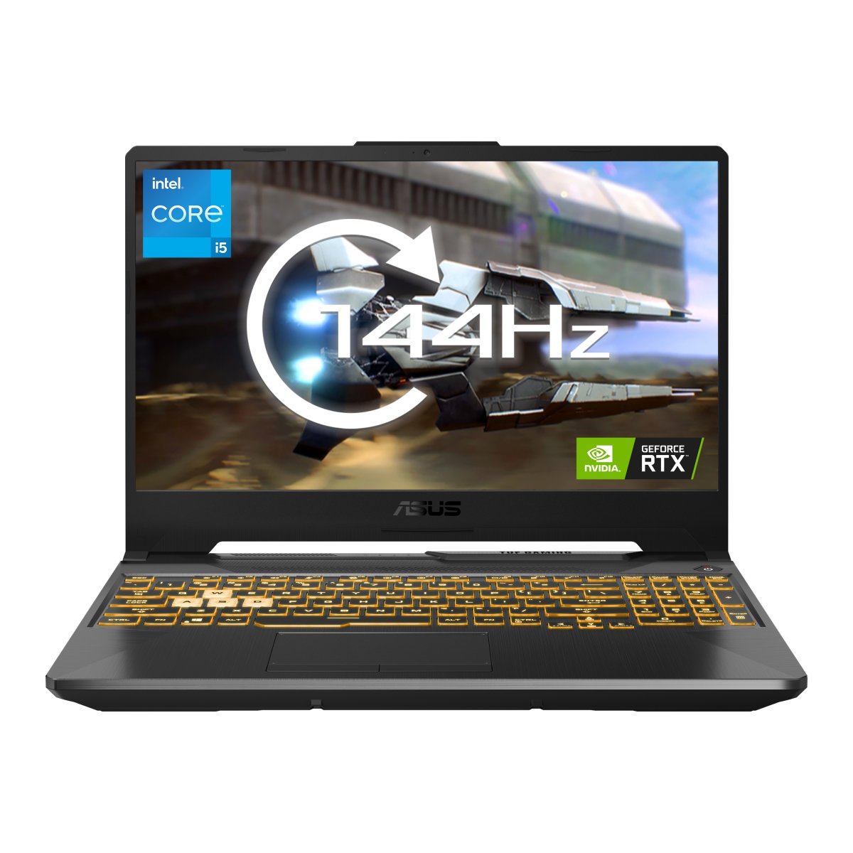 ASUS TUF Gaming F15 FX506HEB-HN145W Intel® Core™ i5 i5-11400H Laptop 39.6 cm (15.6") Full HD 8 GB DDR4-SDRAM 512 GB SSD NVIDIA GeForce RTX 3050 Ti Wi-Fi 6 (802.11ax) Windows 11 Home Black, Grey - Image 6