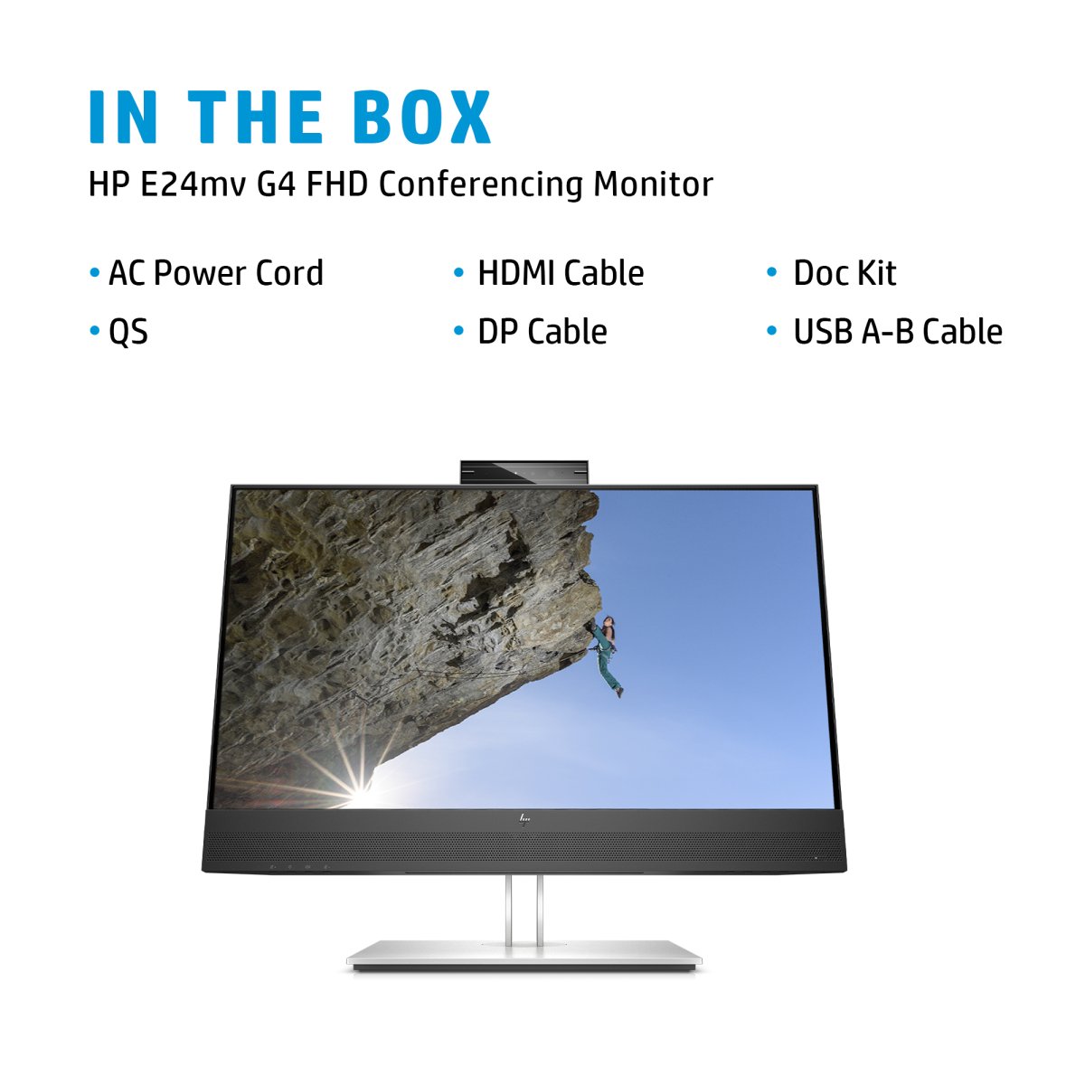 HP E24mv G4 FHD Conferencing Monitor - Image 5