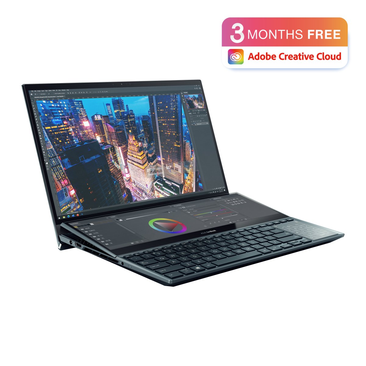 ASUS Zenbook Pro Duo 15 OLED UX582HS-H2010W Intel® Core™ i9 i9-11900H Laptop 39.6 cm (15.6") Touchscreen 4K Ultra HD 32 GB DDR4-SDRAM 1 TB SSD NVIDIA GeForce RTX 3080 Wi-Fi 6 (802.11ax) Windows 11 Home Blue - Image 8