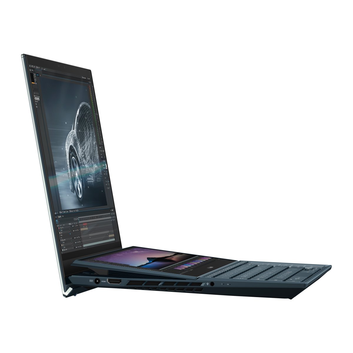 ASUS Zenbook Pro Duo 15 OLED UX582HS-H2010W Intel® Core™ i9 i9-11900H Laptop 39.6 cm (15.6") Touchscreen 4K Ultra HD 32 GB DDR4-SDRAM 1 TB SSD NVIDIA GeForce RTX 3080 Wi-Fi 6 (802.11ax) Windows 11 Home Blue - Image 6