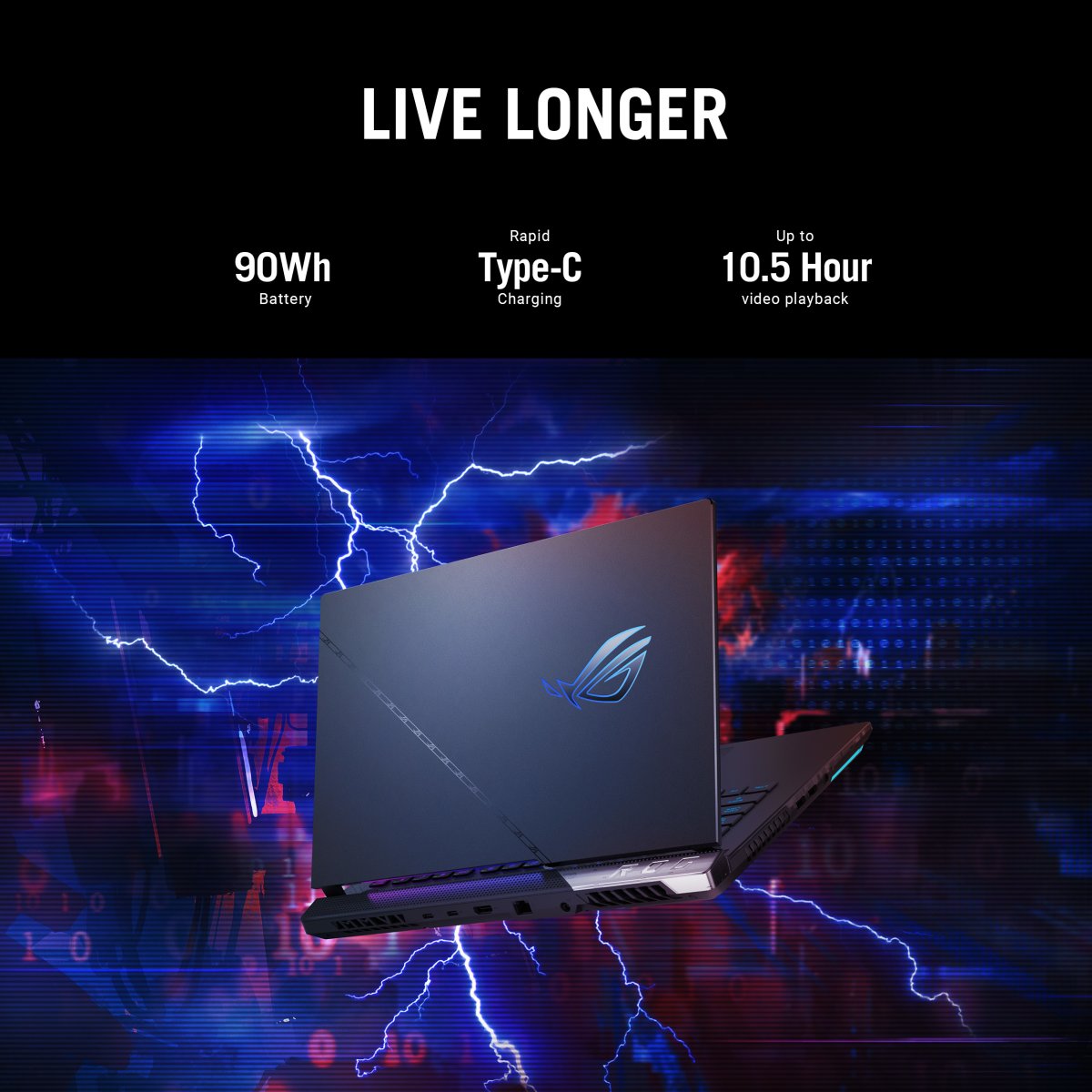 ASUS ROG Strix SCAR 15 G533ZW-LN148W Intel® Core™ i9 i9-12900H Laptop 39.6 cm (15.6") Wide Quad HD 16 GB DDR5-SDRAM 2 TB SSD NVIDIA GeForce RTX 3070 Ti Wi-Fi 6E (802.11ax) Windows 11 Home Black - Image 15