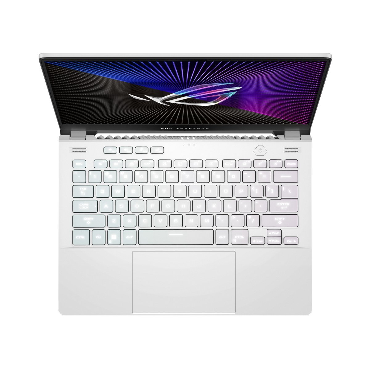 ASUS ROG Zephyrus G14 GA402XZ-N2005W AMD Ryzen™ 9 7940HS Laptop 35.6 cm (14") WQXGA 32 GB DDR5-SDRAM 1 TB SSD NVIDIA GeForce RTX 4080 Wi-Fi 6E (802.11ax) Windows 11 Home White - Image 2