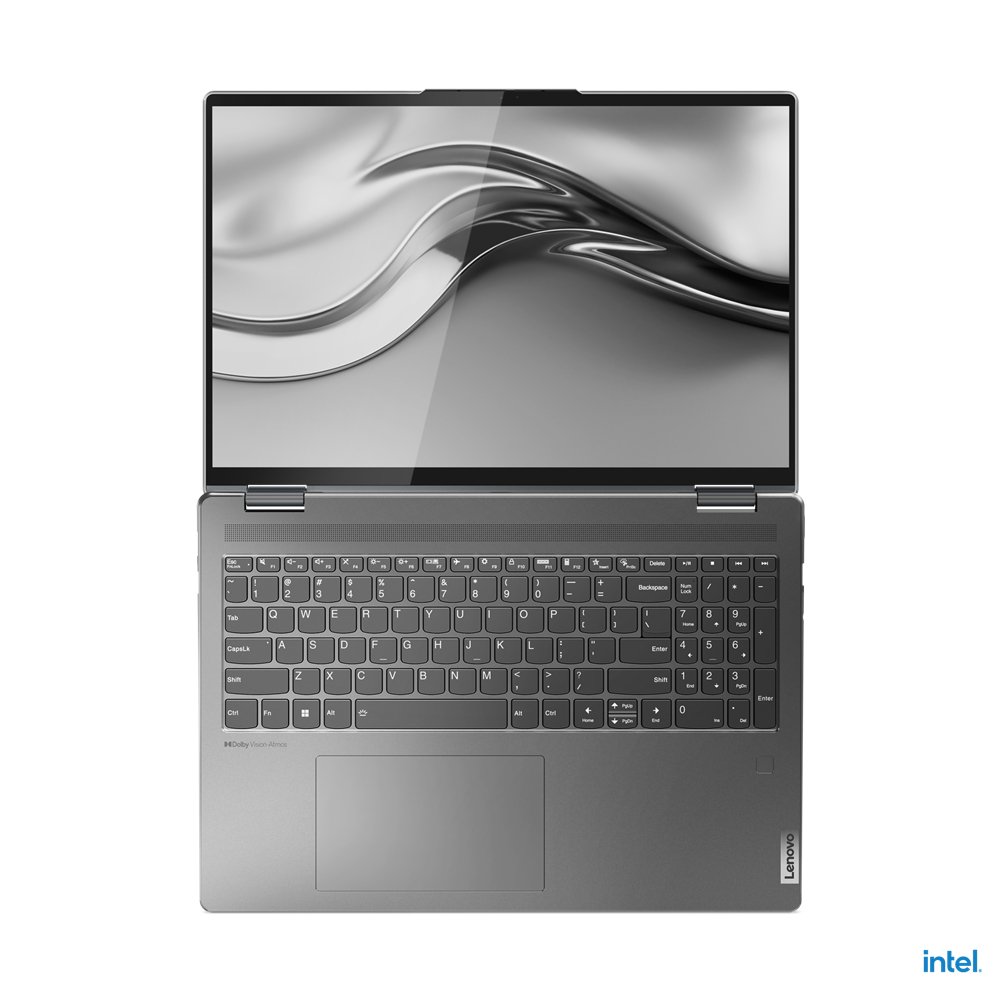 Lenovo Yoga 7 16IAH7 Intel® Core™ i7 i7-12700H Hybrid (2-in-1) 40.6 cm (16") Touchscreen 2.5K 16 GB LPDDR5-SDRAM 512 GB SSD Intel Arc A370M Wi-Fi 6E (802.11ax) Windows 11 Home UK English Grey - Image 4
