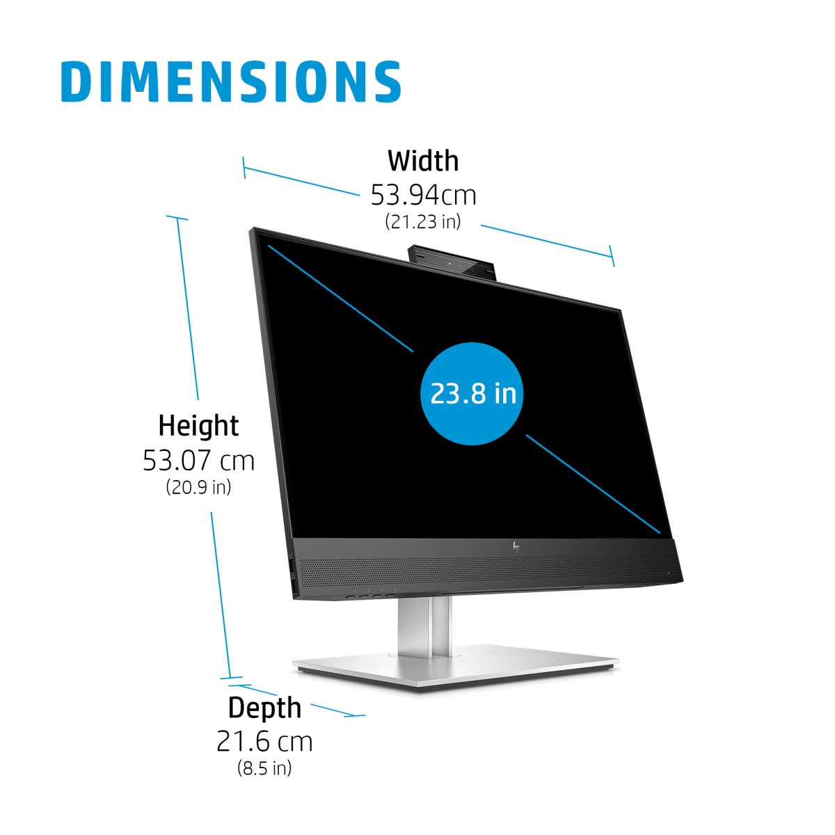 HP E24mv G4 FHD Conferencing Monitor - Image 6