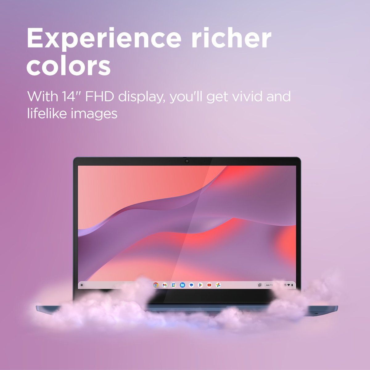 Lenovo IdeaPad Slim 3 14inch FHD MediaTek Kompanio 520 8GB RAM 128GB eMMC Chromebook Abyss Blue - Image 4