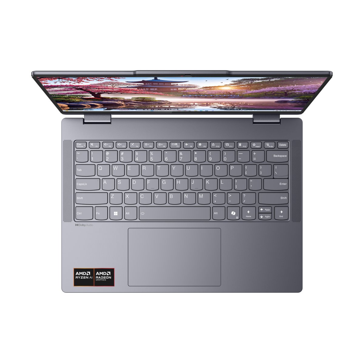 Lenovo IdeaPad 5 2-in-1 14AKP10 Copilot+ PC AMD Ryzen™ AI 7 350 Hybrid (2-in-1) 35.6 cm (14") Touchscreen WUXGA 16 GB LPDDR5x-SDRAM 512 GB SSD Wi-Fi 7 (802.11be) Windows 11 Home English Grey - Image 3