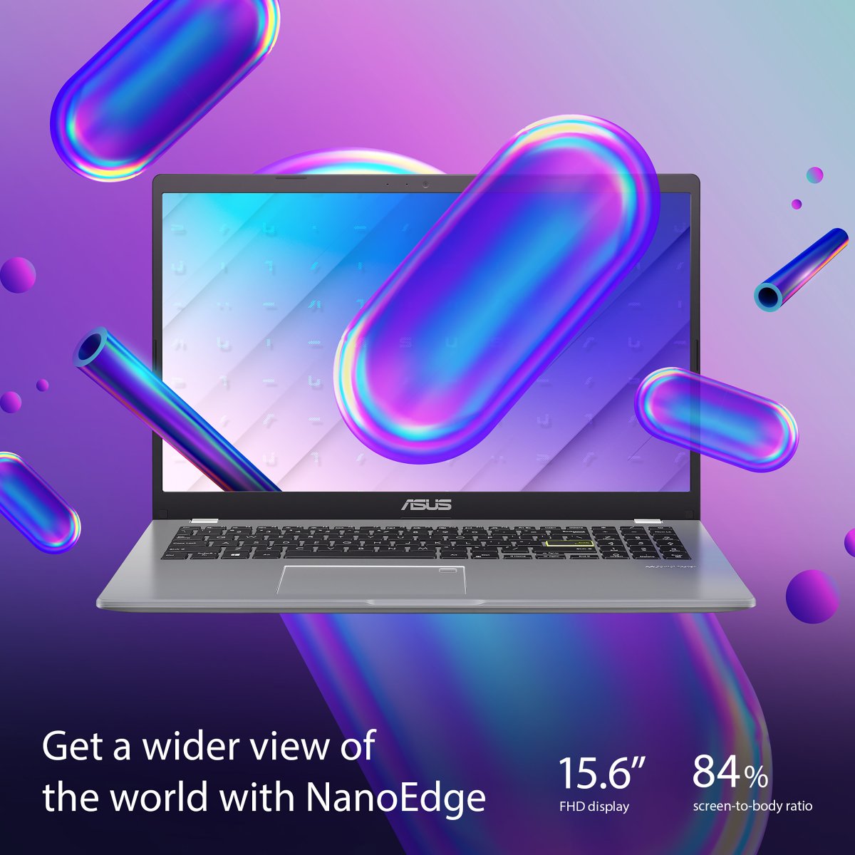 ASUS Vivobook Go 15 E510KA-EJ570WS Intel® Pentium® Silver N6000 Laptop 39.6 cm (15.6") Full HD 4 GB DDR4-SDRAM 128 GB eMMC Wi-Fi 5 (802.11ac) Windows 11 Home in S mode Black - Image 4