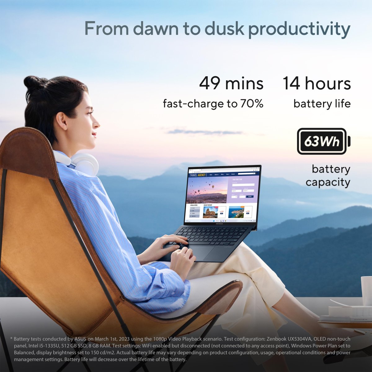 ASUS Zenbook S13 OLED UX5304MA-NQ037W Intel Core Ultra 7 155U Laptop 33.8 cm (13.3") 3K 16 GB LPDDR5x-SDRAM 1 TB SSD Wi-Fi 6E (802.11ax) Windows 11 Home Blue - Image 20