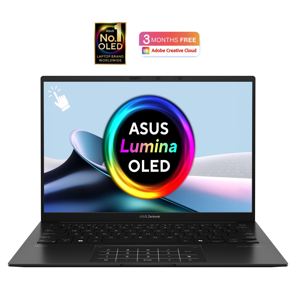 ASUS Zenbook 14 OLED UM3406HA-QL020W AMD Ryzen™ 7 8840HS Laptop 35.6 cm (14") Touchscreen WUXGA 16 GB LPDDR5x-SDRAM 1 TB SSD Wi-Fi 6E (802.11ax) Windows 11 Home Black - Image 5