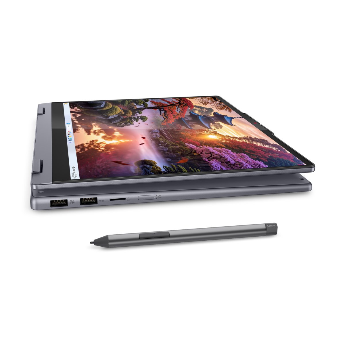 Lenovo IdeaPad 5 2-in-1 14AKP10 Copilot+ PC AMD Ryzen™ AI 7 350 Hybrid (2-in-1) 35.6 cm (14") Touchscreen WUXGA 16 GB LPDDR5x-SDRAM 512 GB SSD Wi-Fi 7 (802.11be) Windows 11 Home English Grey - Image 14