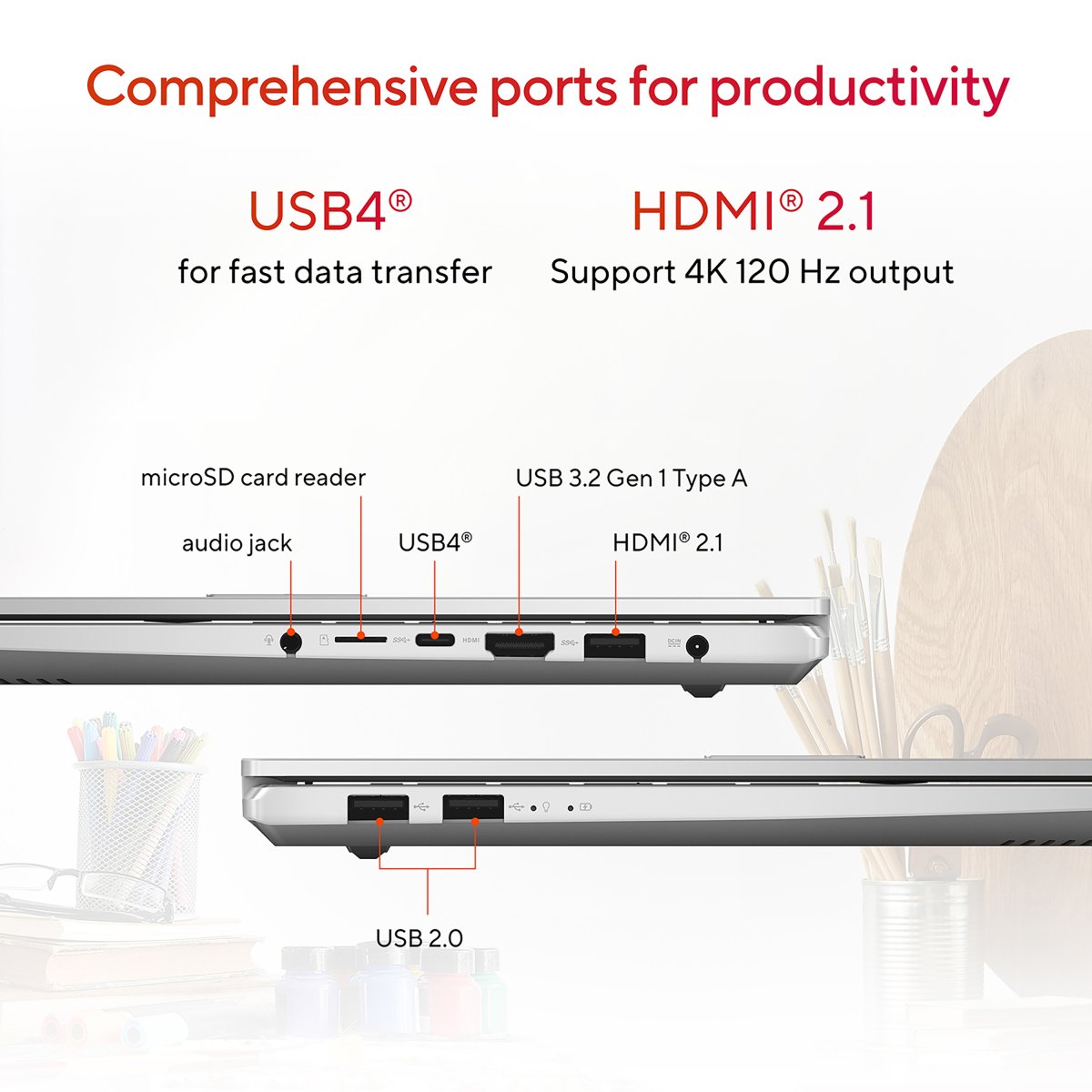 ASUS Vivobook Pro 15 OLED M6500RE-MA055W AMD Ryzen™ 9 6900HX Laptop 39.6 cm (15.6") 2.8K 16 GB LPDDR5-SDRAM 1 TB SSD NVIDIA GeForce RTX 3050 Ti Wi-Fi 6E (802.11ax) Windows 11 Home Silver - Image 15